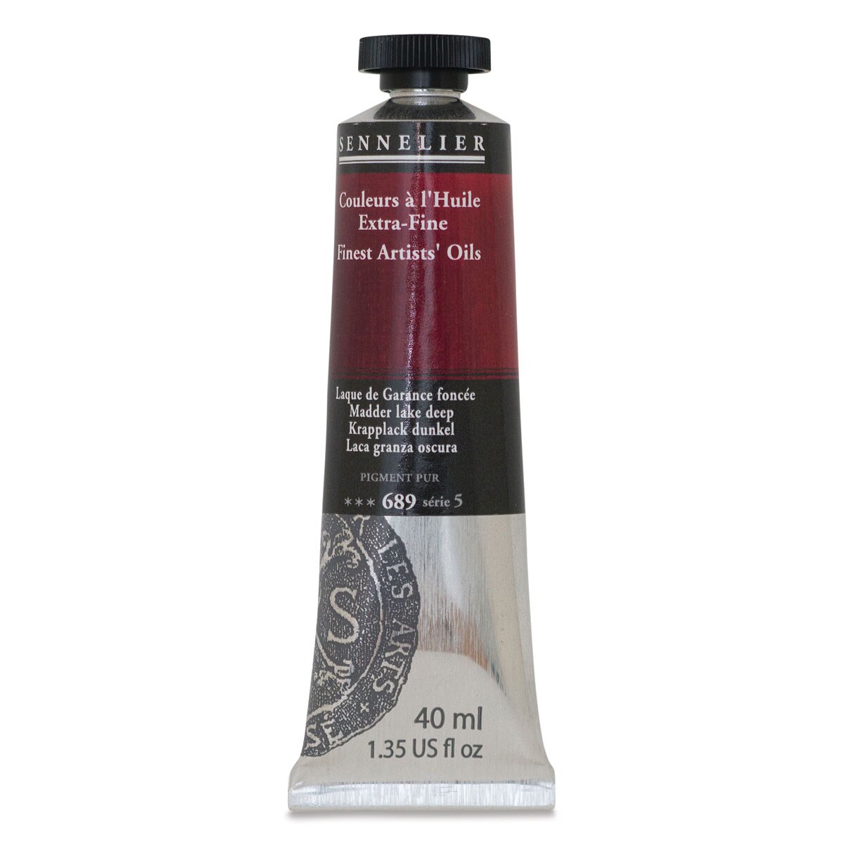 Sennelier Artists&#x27; Extra Fine Oil Paint - Madder Lake Deep, 40 ml tube