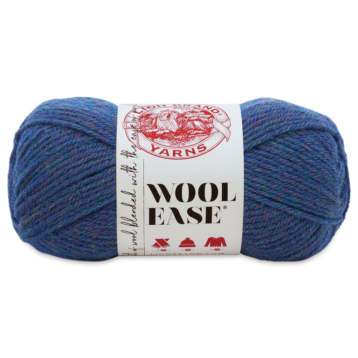 Lion Brand Yarn Wool-Ease 5 Blue Mist 115 4 Ply. W W 3 oz. 197 Yds