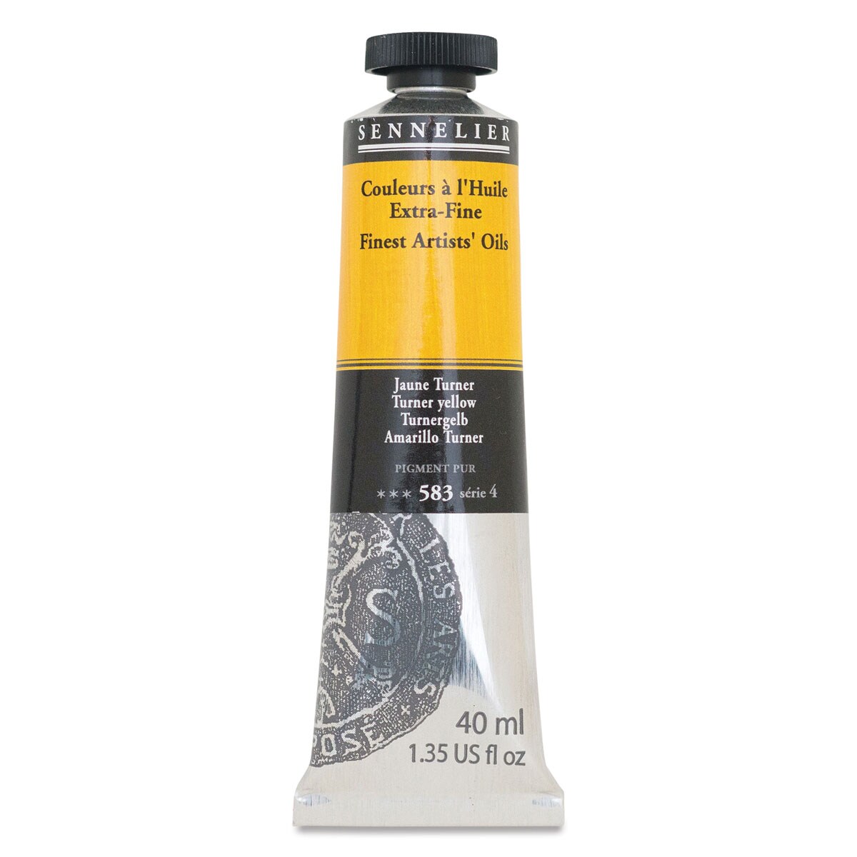 Sennelier Artists&#x27; Extra Fine Oil Paint - Turner Yellow, 40 ml tube