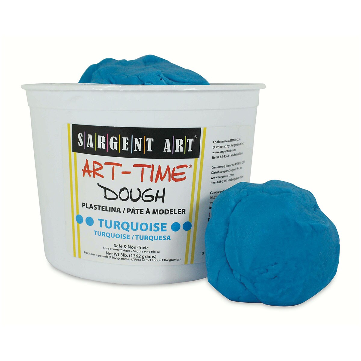 Sargent Art Time Dough 3 Lb Turquoise Michaels   144116719279235689 