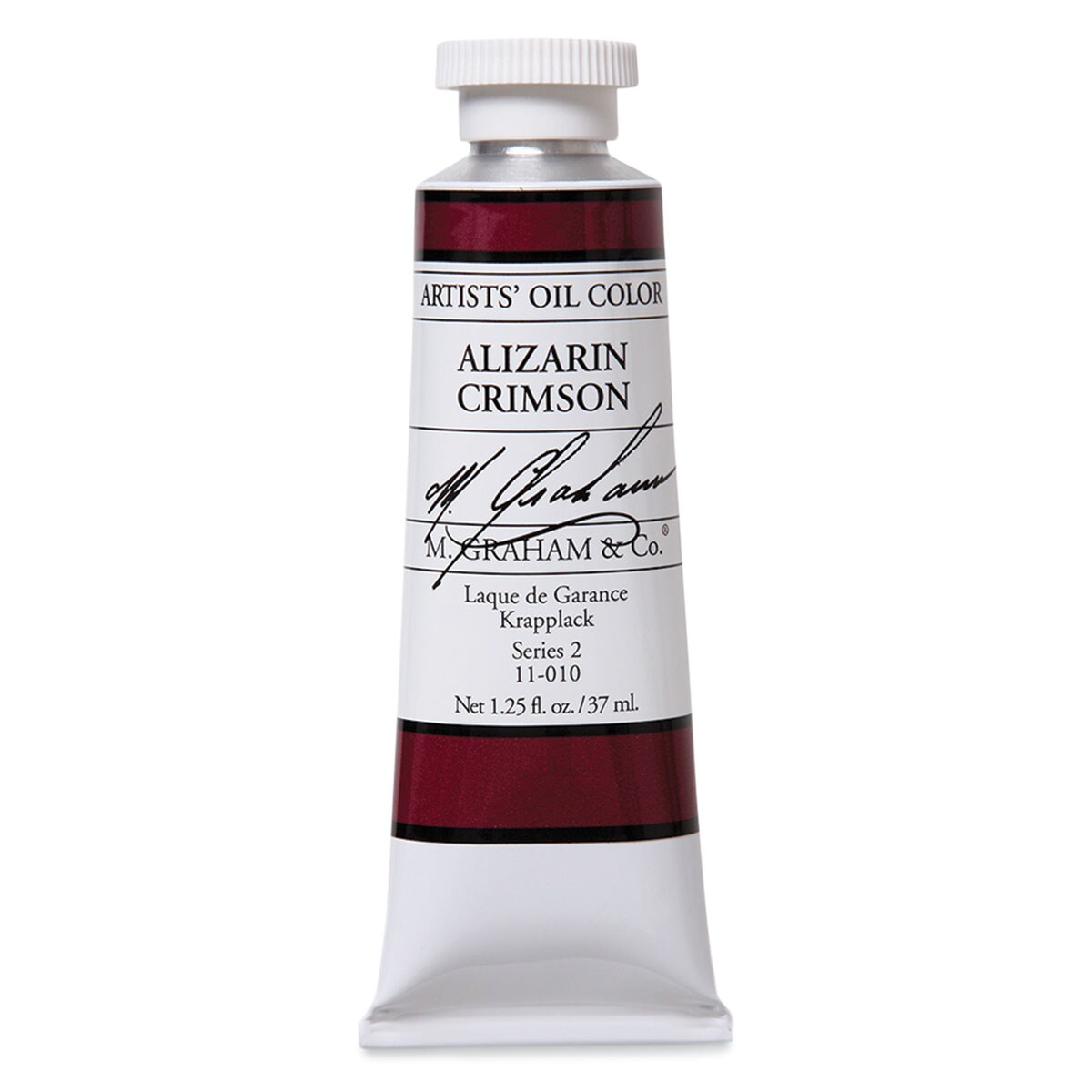 M. Graham Artists&#x27; Oil Color - Alizarin Crimson, 37 ml tube