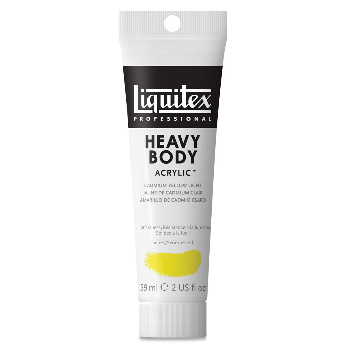 Liquitex Heavy Body Artist Acrylics Cadmium Yellow Light, 2 oz Tube