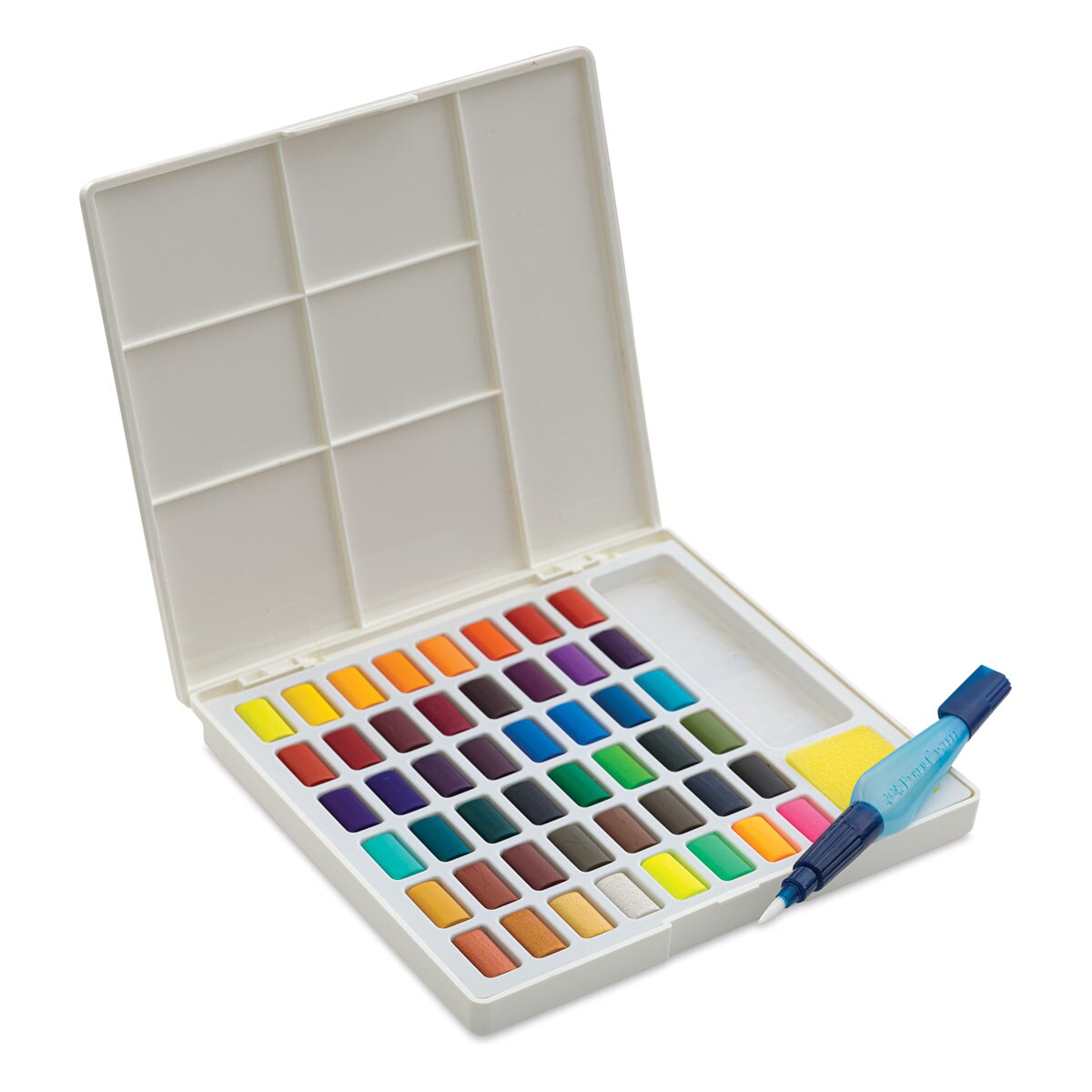 Faber Castell Creative Studio Half Pan Watercolor Sets - Assorted Colors, Set of 48