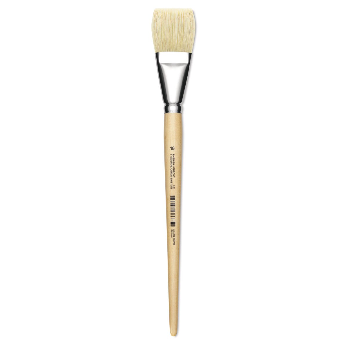 Hog Bristle Round Brush #12 – Long Handle