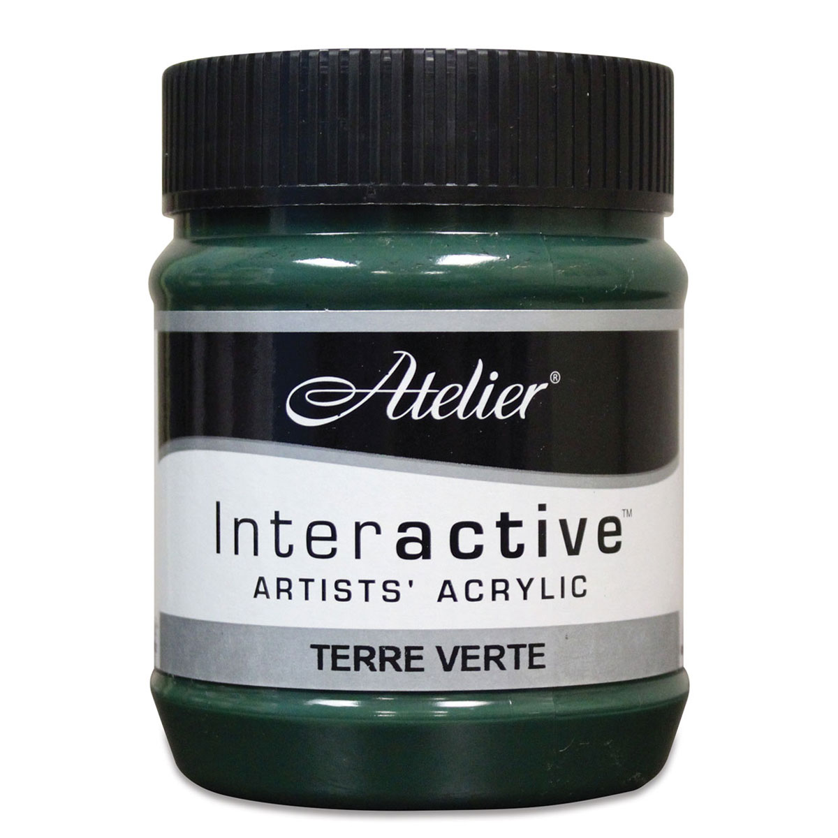 Chroma Atelier Interactive Artists' Acrylics - Terre Verte, 250 ml jar
