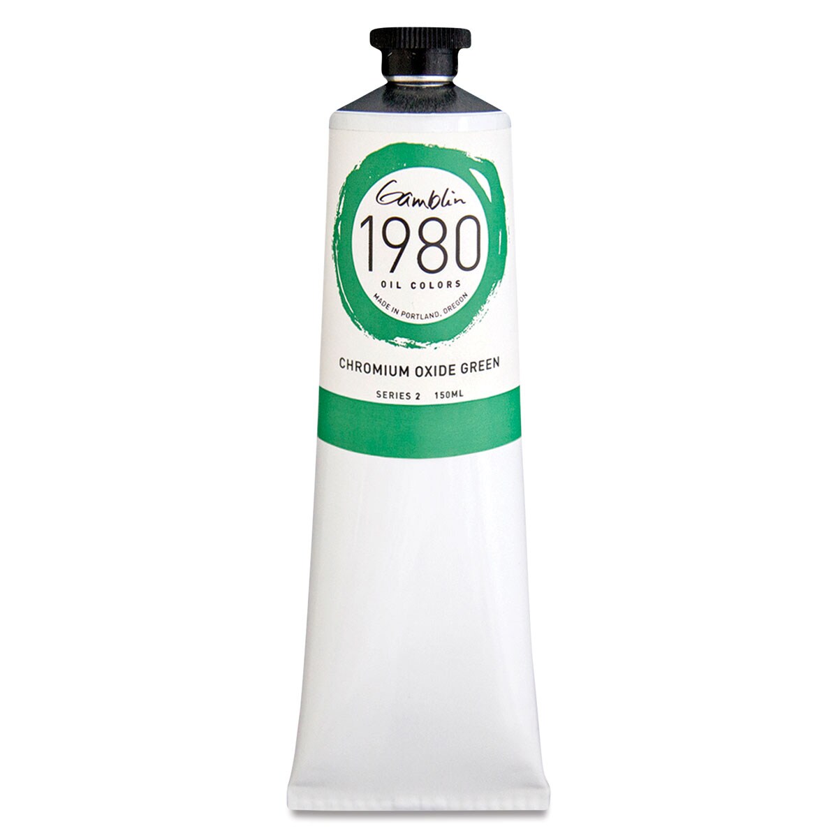 Gamblin 1980 Oils - Chromium Oxide Green, 150 ml tube