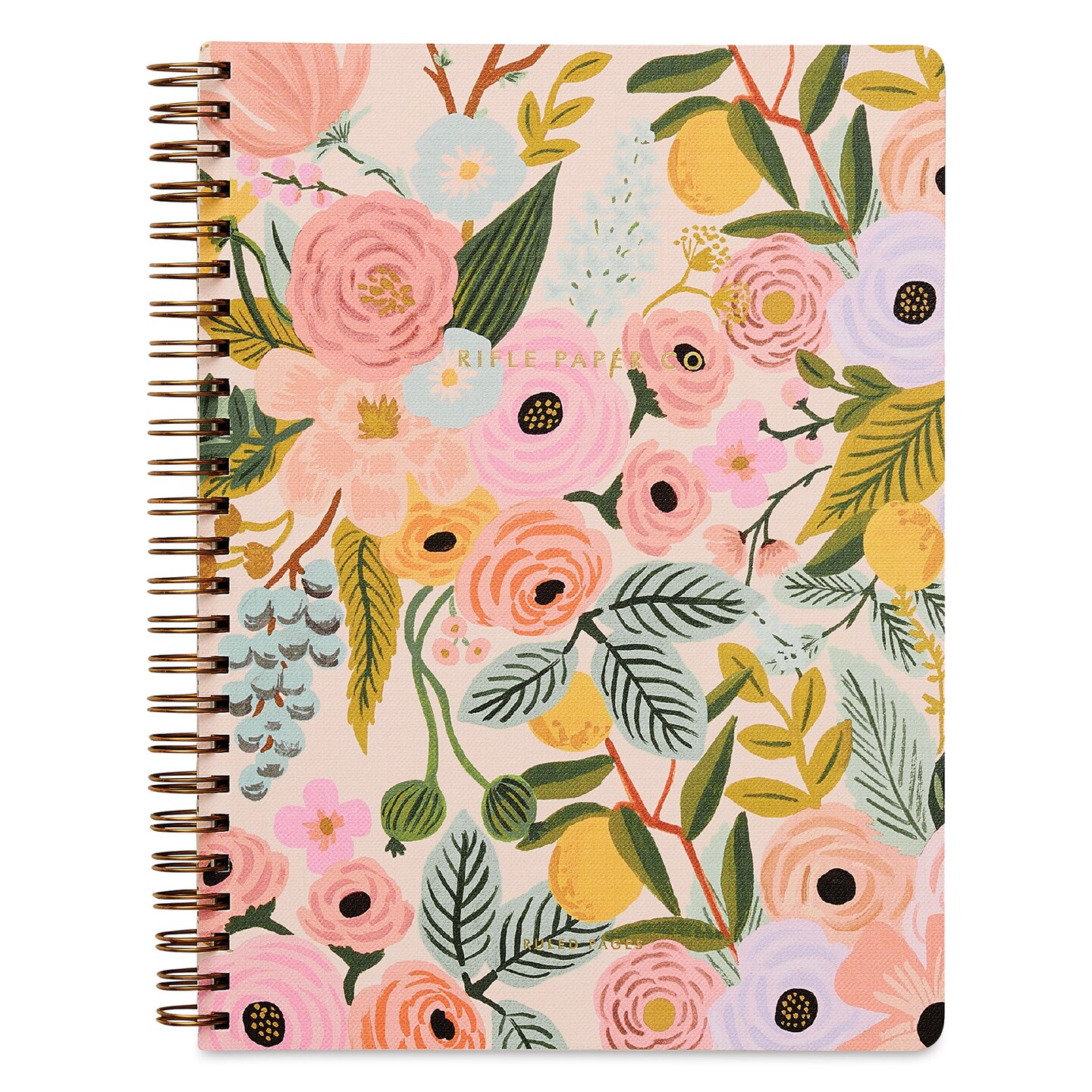Rifle Paper Co. Spiral Notebook - Garden Party, 6-1/4&#x22; x 8-1/4&#x22;
