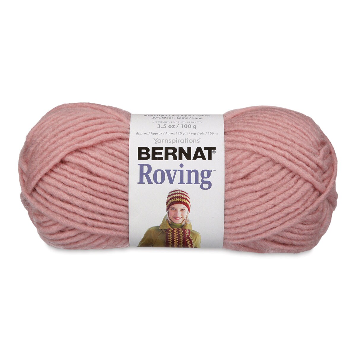 Bernat Roving Yarn Quartz Pink 120 yards