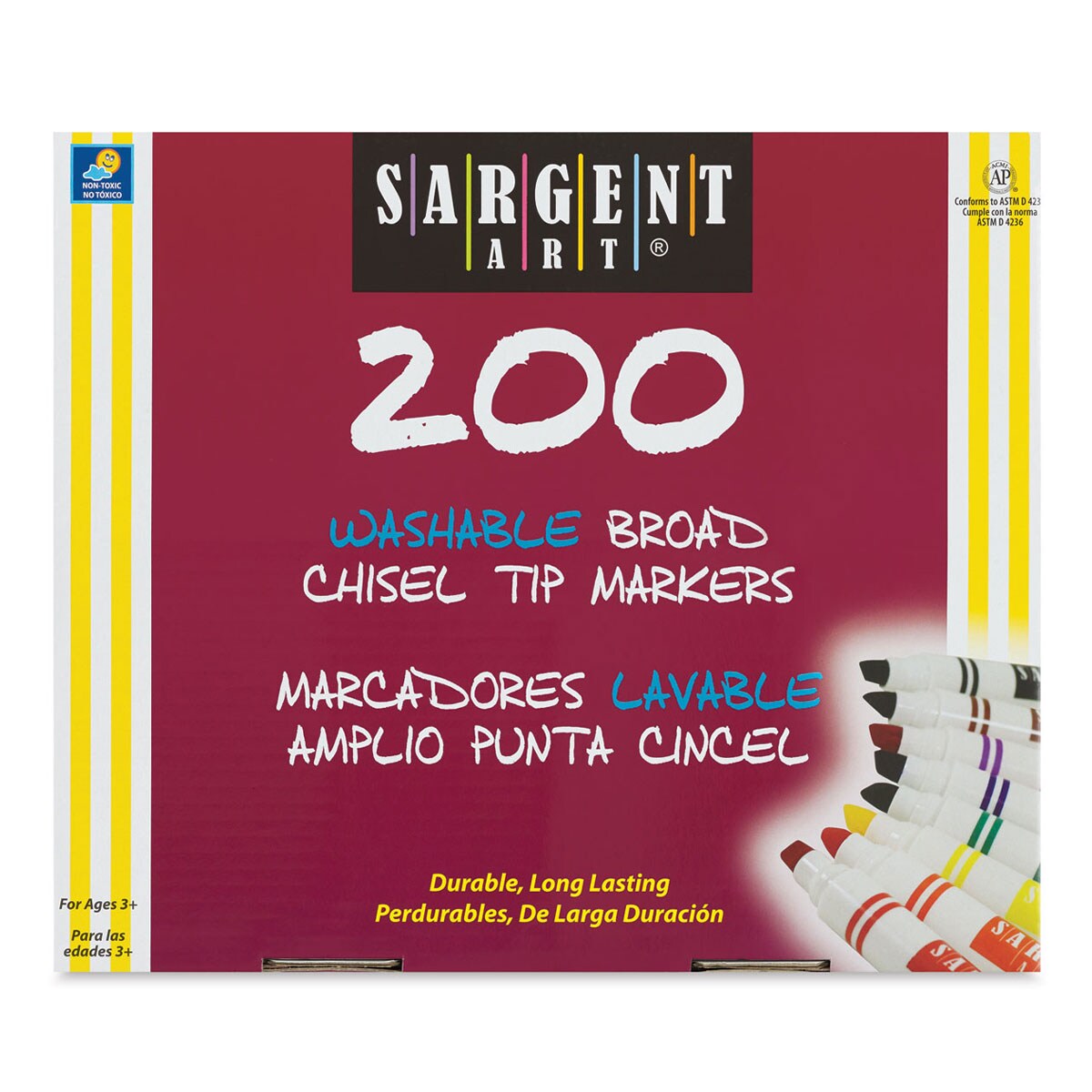 Sargent Art Washable Felt Tip Markers