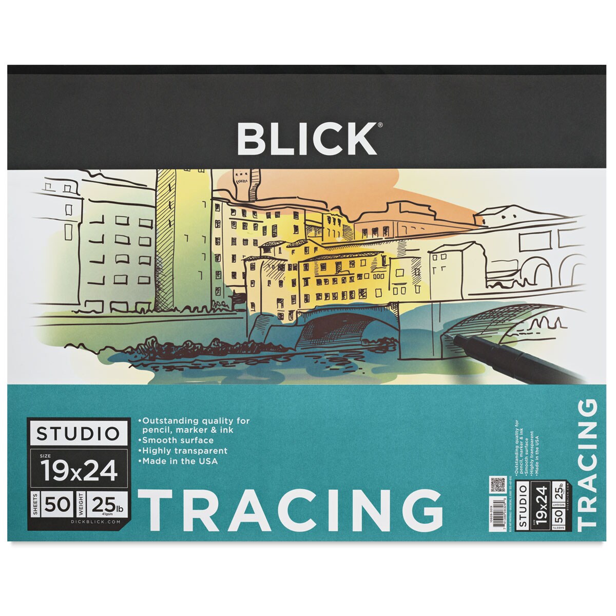 Blick Studio Tracing Paper Pad - 19&#x22; x 24&#x22;, 50 Sheets