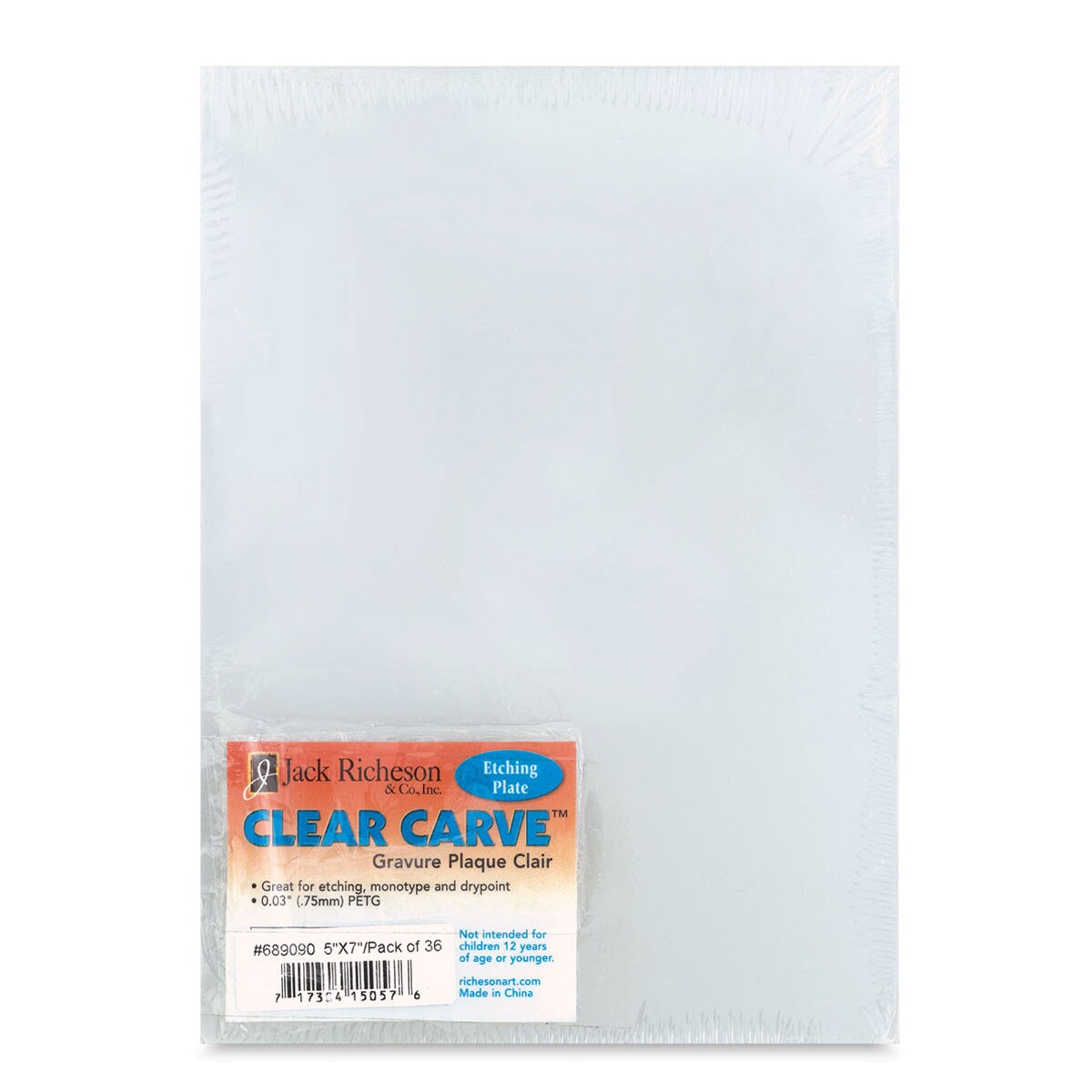 Richeson Clear Carve Etching Plates - 5