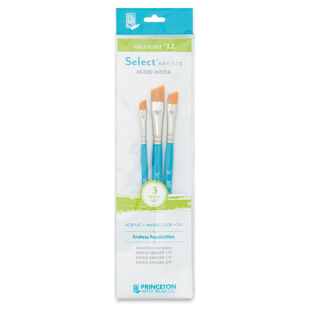 Princeton Select Brush Set - Brush Set No. 12, Set of 3