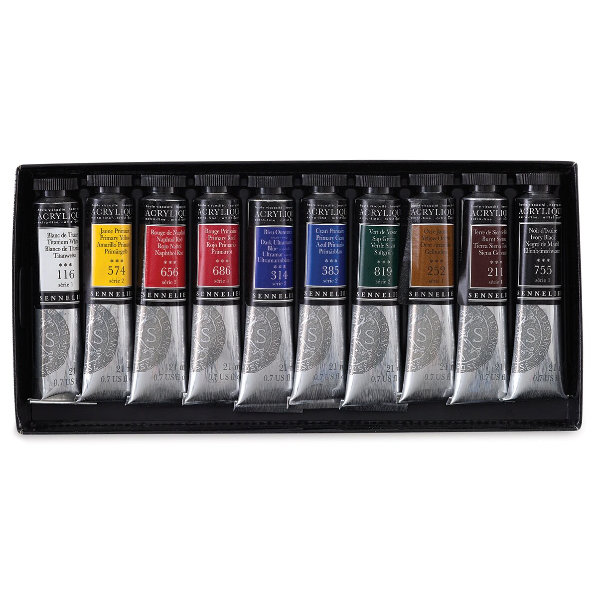 Sennelier Extra-Fine Artist Acryliques - Pyrrole Red Light, 60 ml tube