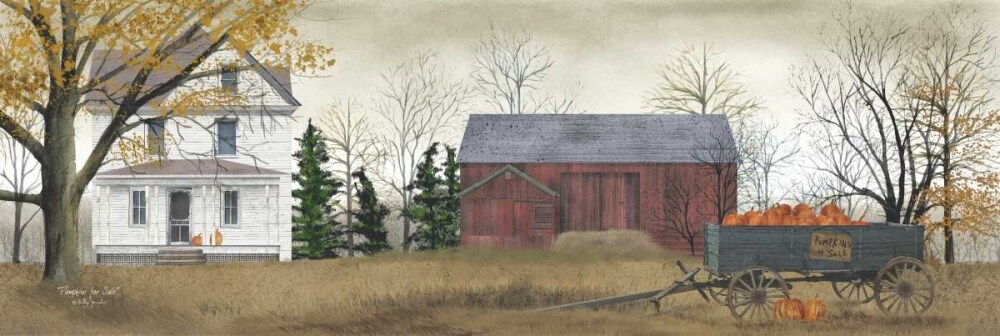 Pumpkins for Sale Poster Print by Billy Jacobs - Item # VARPDXBJ115