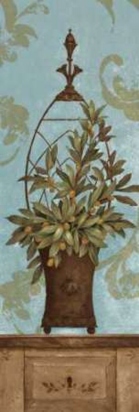 Blue Olive Topiary II Poster Print by Pamela Gladding - Item # VARPDXGLA555