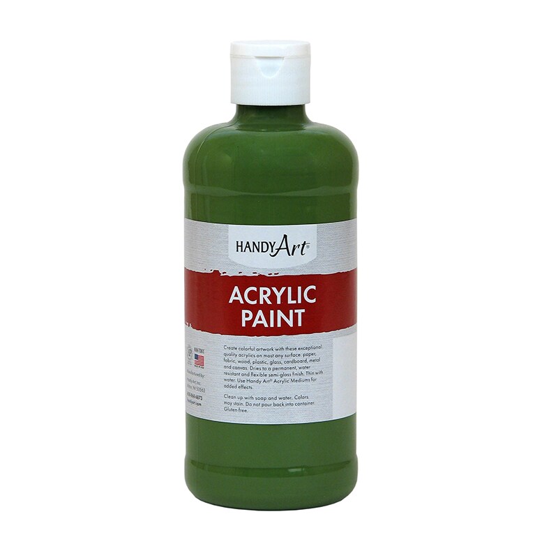 Acrylic Paint 16 oz, Green Oxide Michaels