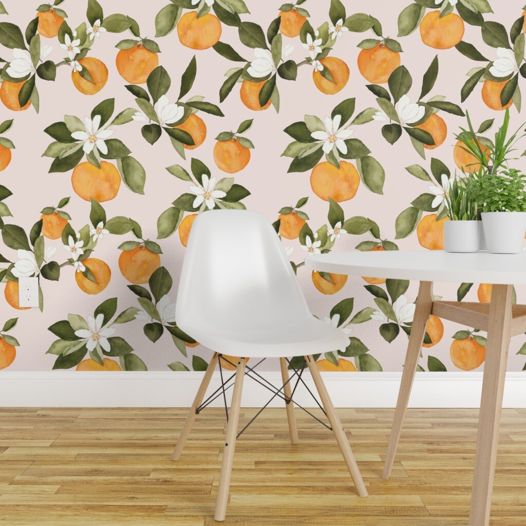 Jo Malone Wallpaper  Orange Blossom  Chinoiserie Chinoiserie  illustration Flower art painting