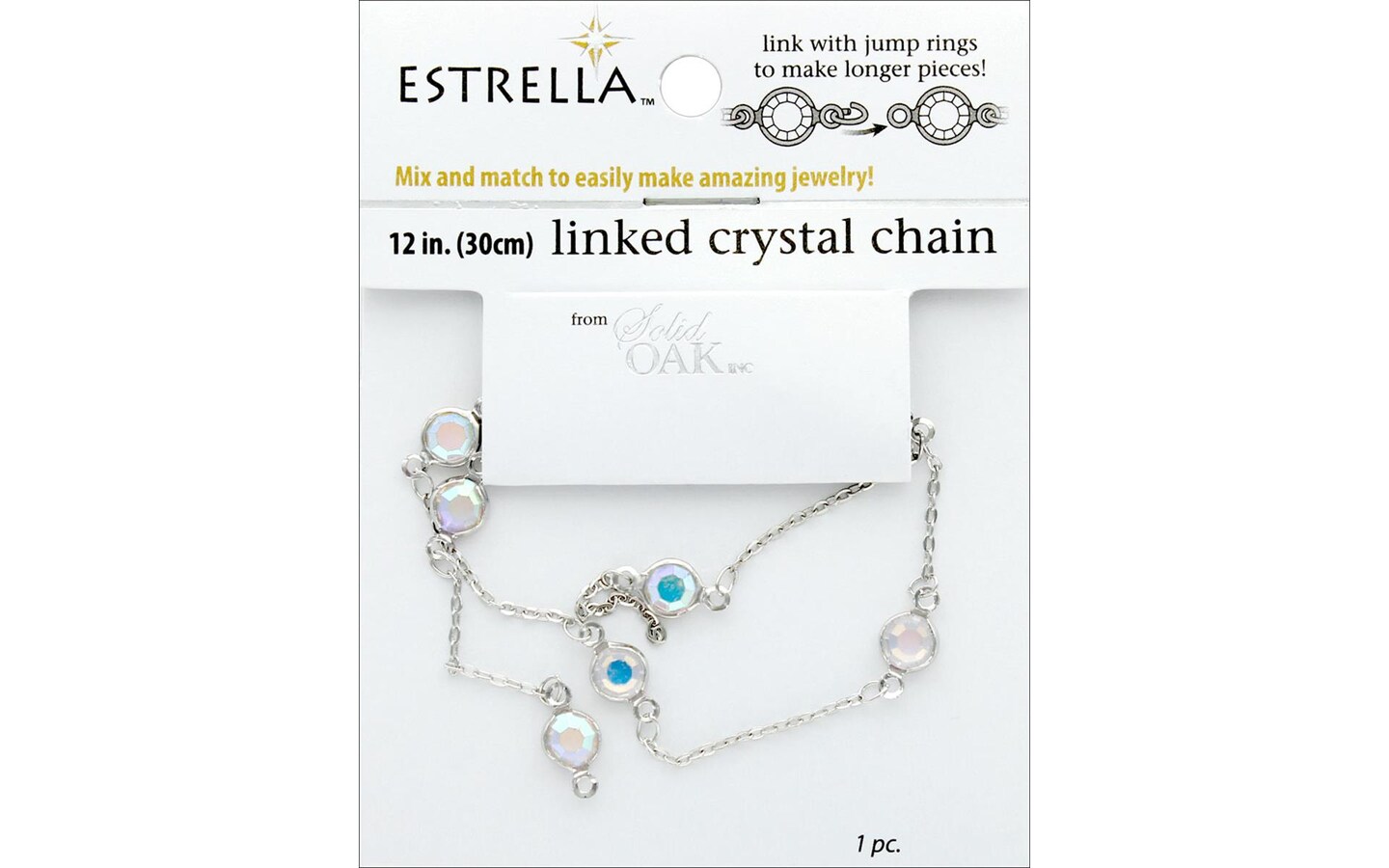 Solid Oak Estrella Chain 12