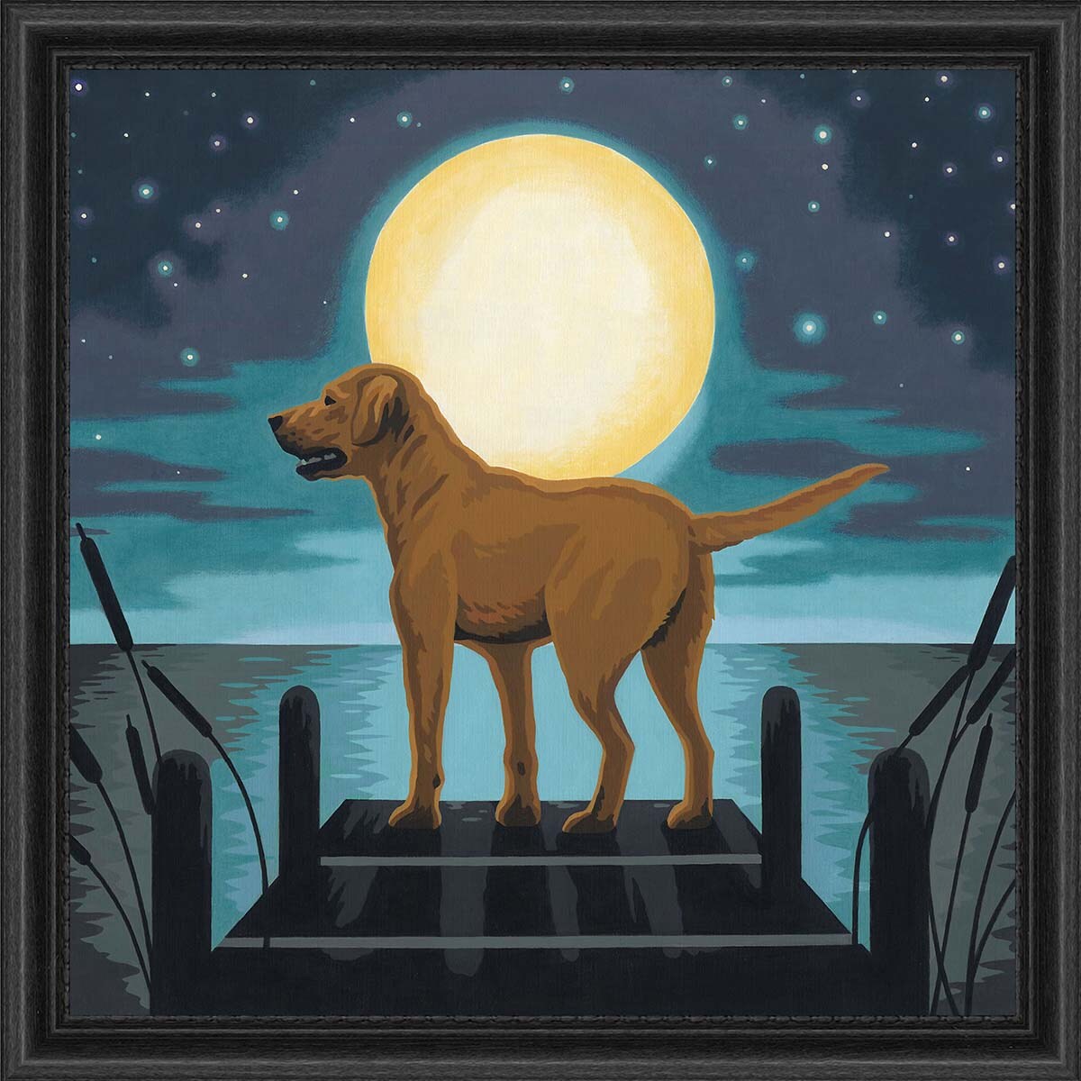 Paintworks Moonrise Dog PaintbyNumber Kit Michaels
