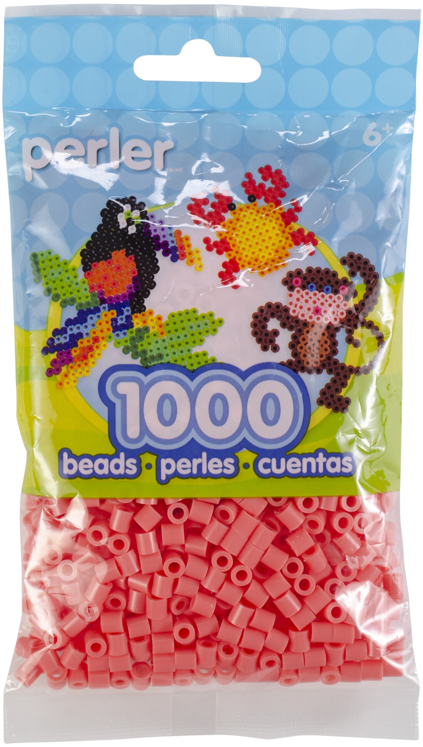 Perler Beads 1,000/Pkg-Salmon