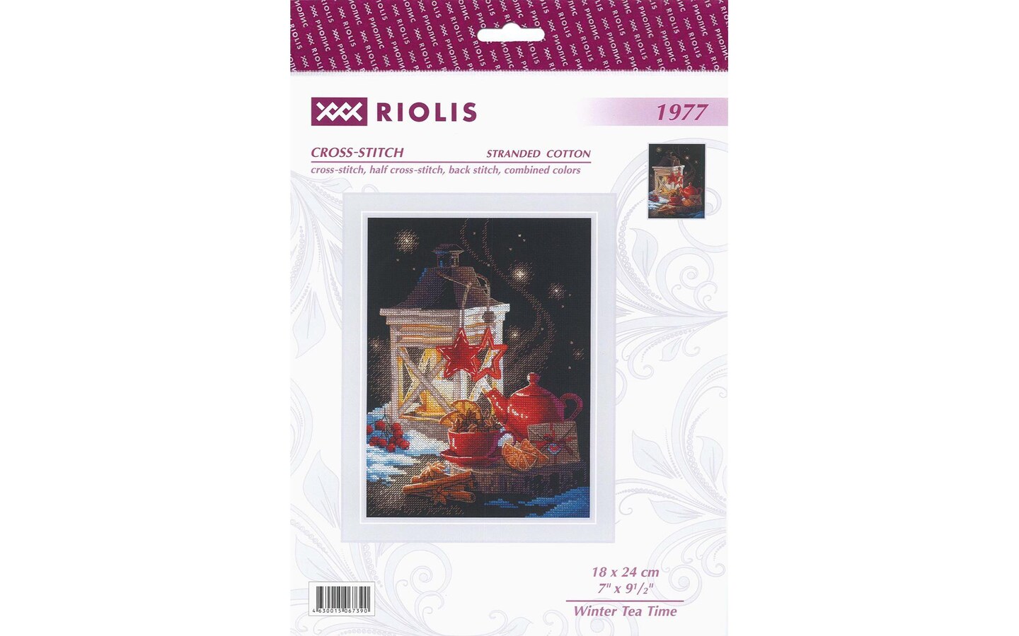 Riolis Cross Stitch Kit Winter Tea Time