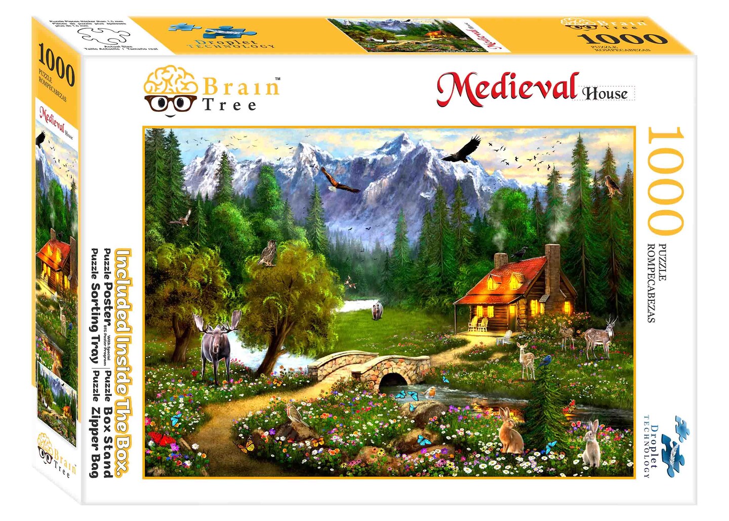 Brain Tree - Medieval House Jigsaw Puzzles 1000 Piece