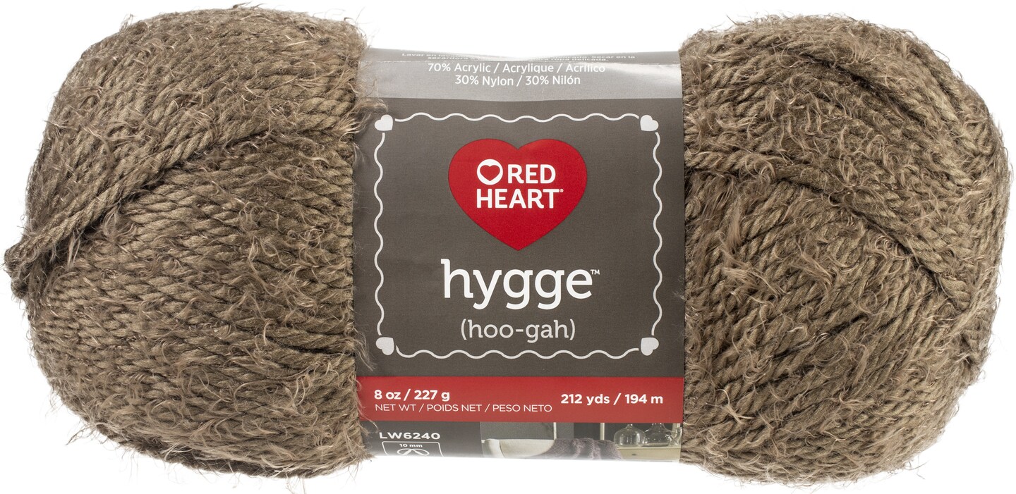 Red Heart Hygge Yarn 8oz Latte Michaels