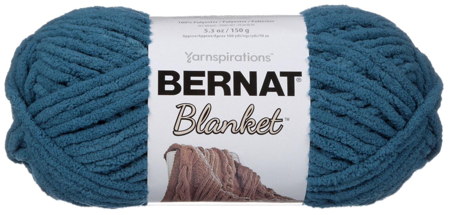 Bernat Blanket Yarn Dark Teal