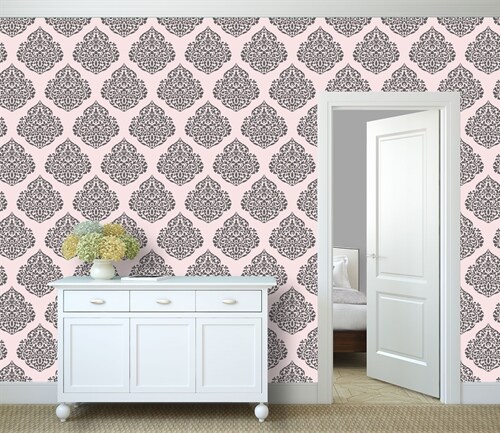 12-Inch Moroccan Damask Wall Stencil | 3737 by Designer Stencils | Pattern Stencils | Reusable Stencils for Painting | Safe & Reusable Template for Wall Decor | Try This Stencil Instead of a Wallpaper | Easy to Use & Clean Art Stencil Pattern