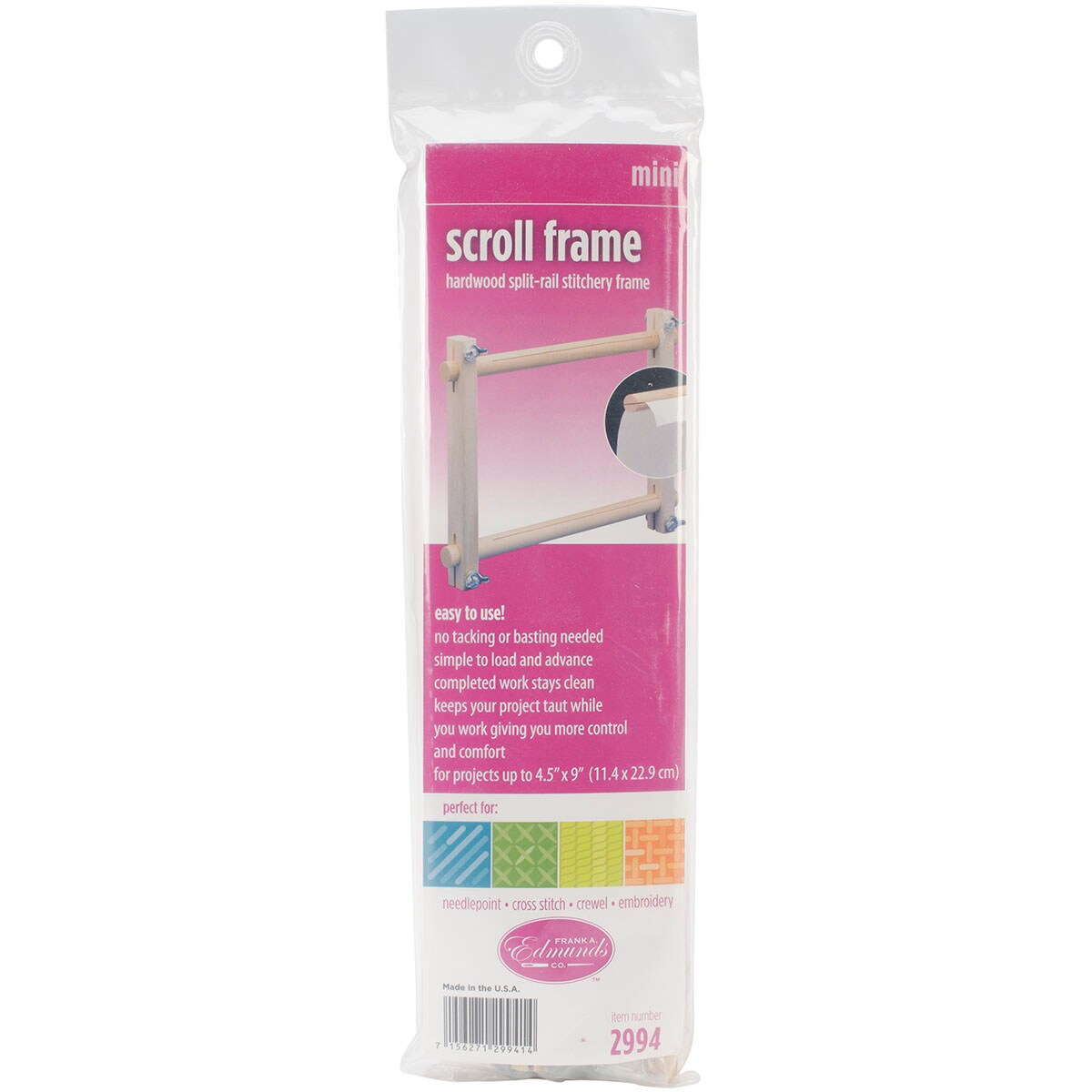 Frank A. Edmunds Split Rail Scroll Frame-4.5&#x22;X9&#x22;