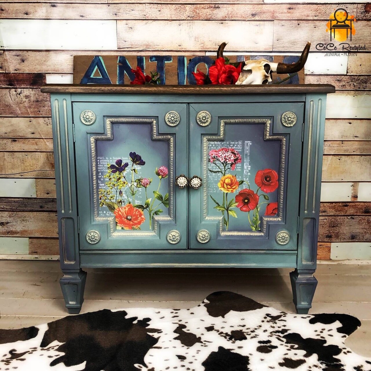 Redesign Decor Transfers Floral Collection 24"x34" 655350640576