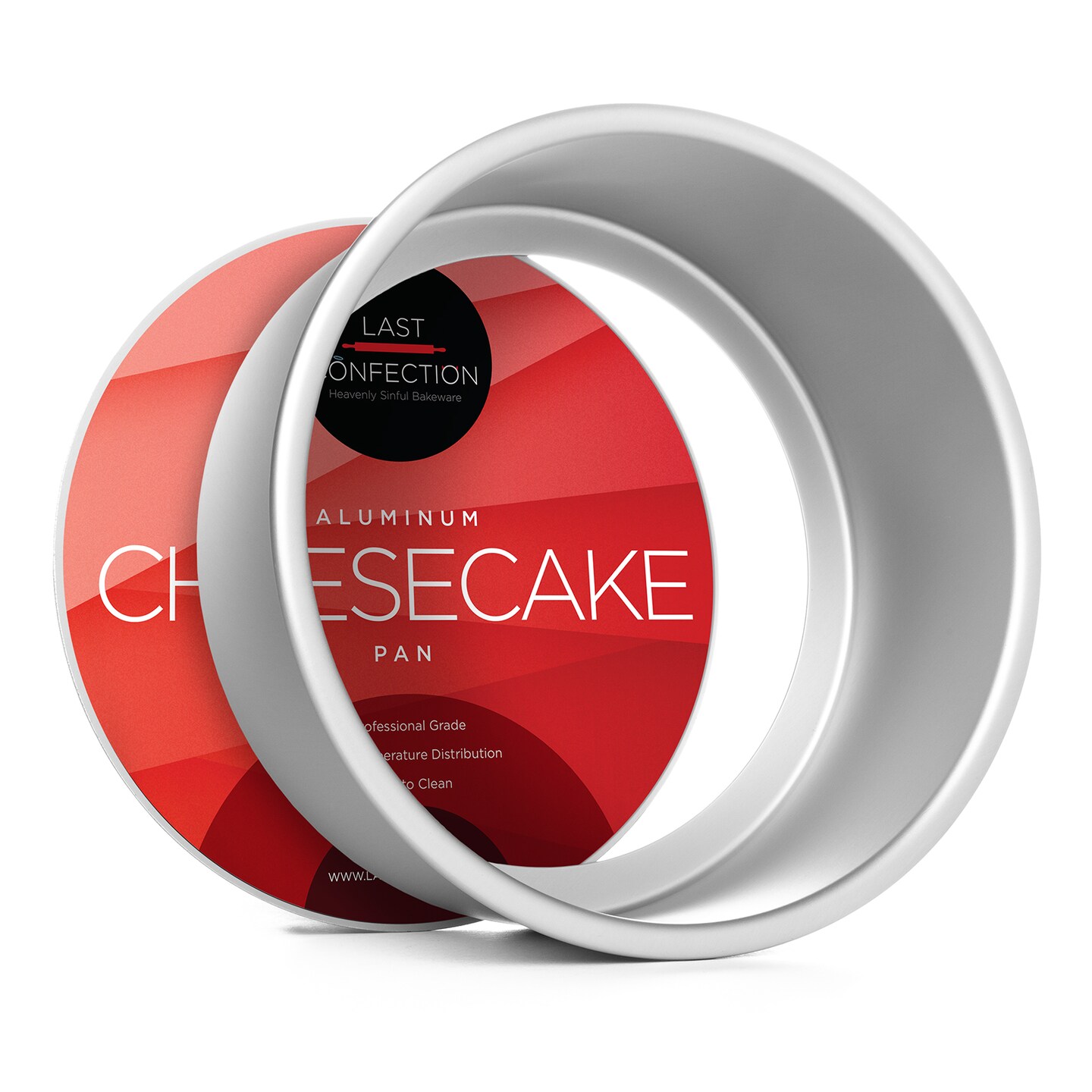 Last Confection Round Cheesecake Pan with Removable Bottom - Professional Bakeware