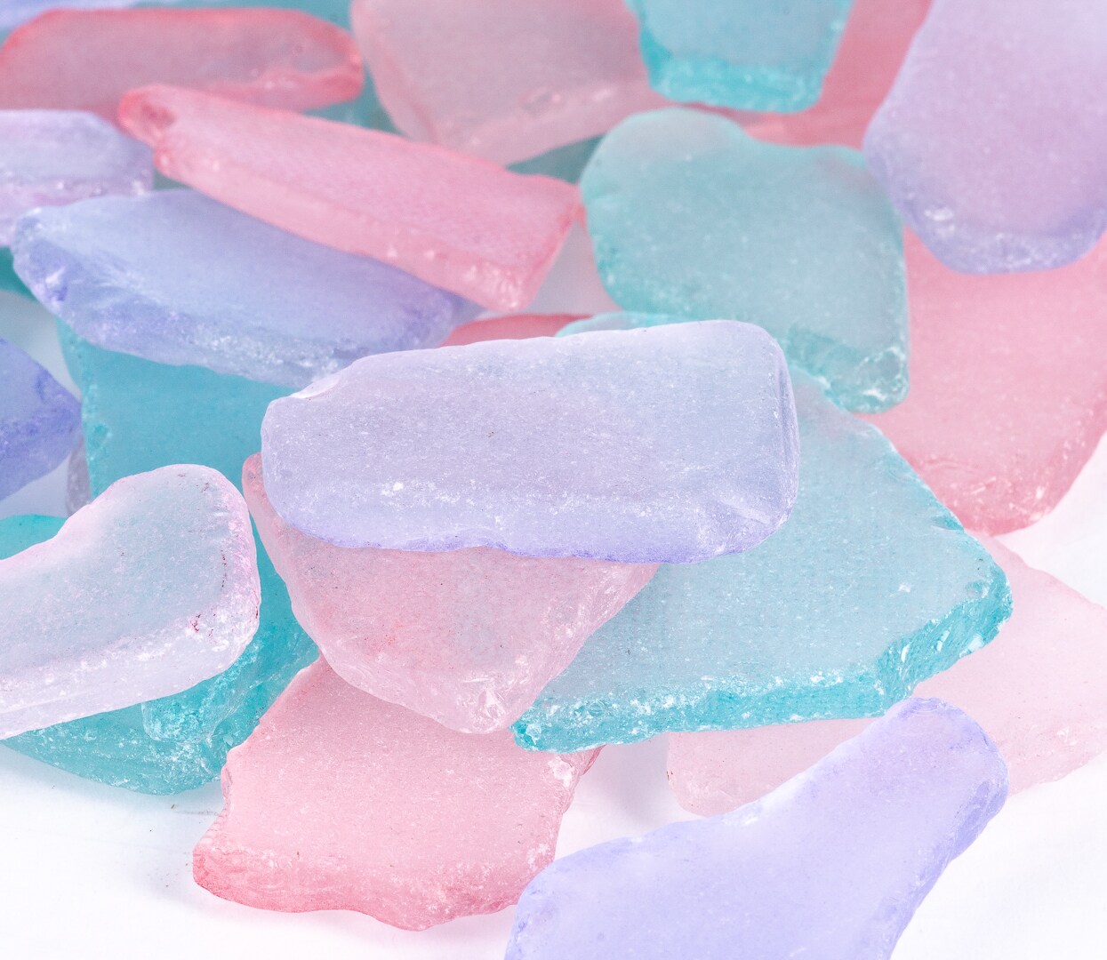 Sea Glass 11 Ounces Pink Sea Glass - Bulk Seaglass Pieces for Beach Decor &  Crafts