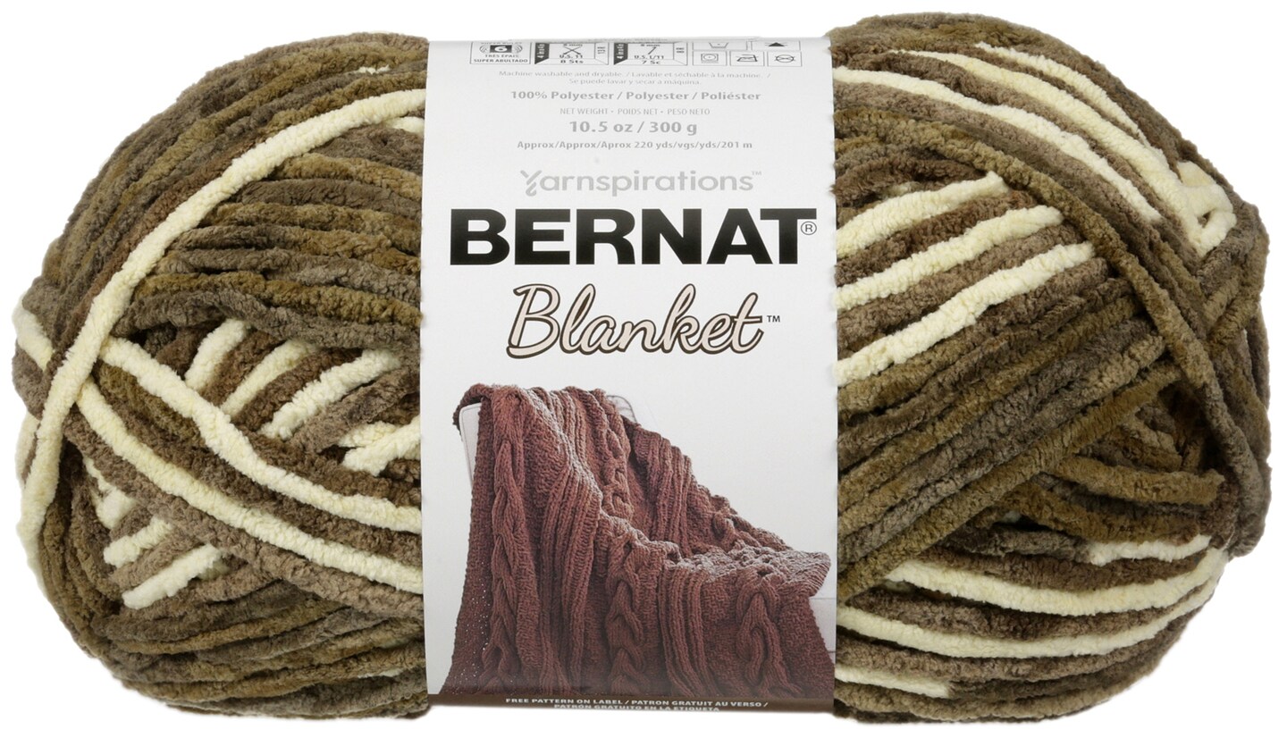 Bernat Blanket Big Ball Yarn-Gathering Moss