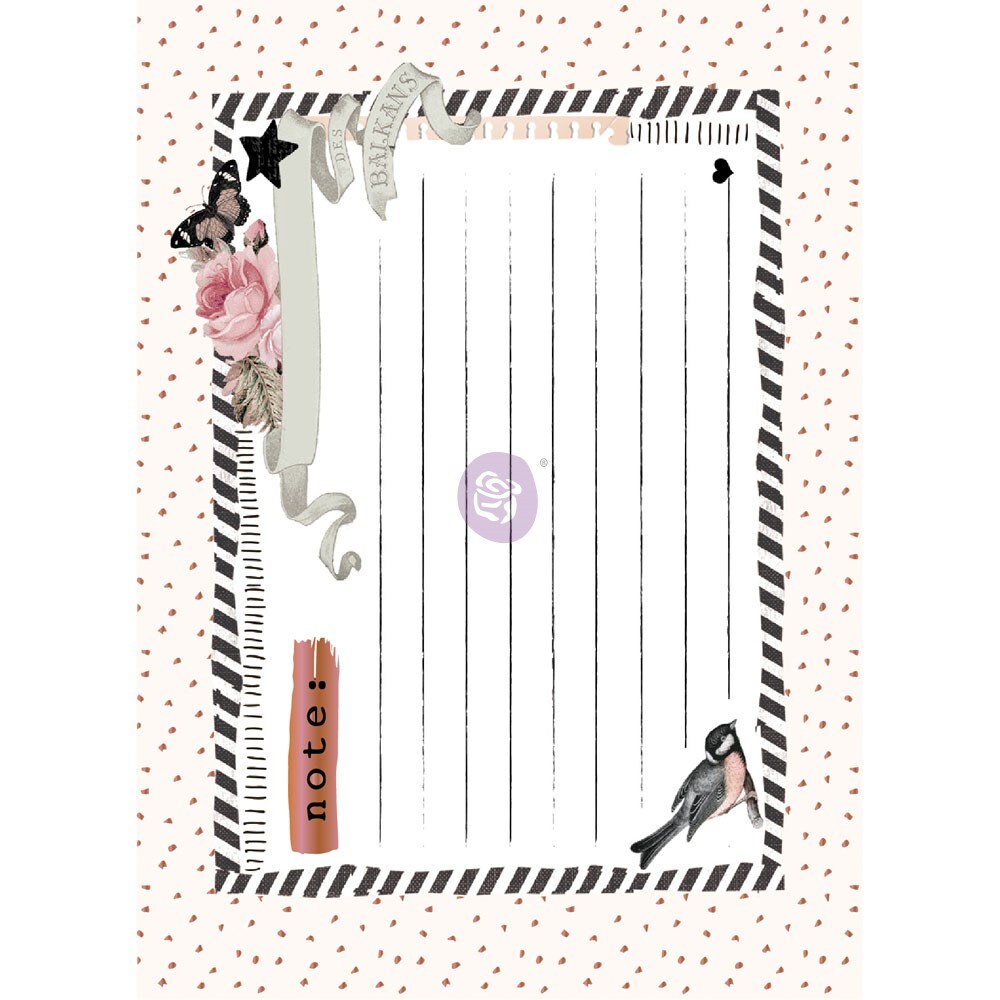 Prima Marketing Inc 4x6 Journaling Cards-Amelia Rose 655350596842