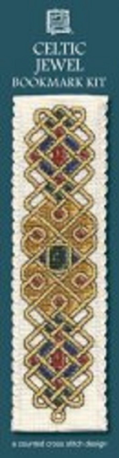 Textile Heritage Counted Cross Stitch Bookmark Kit - Celtic Jewel