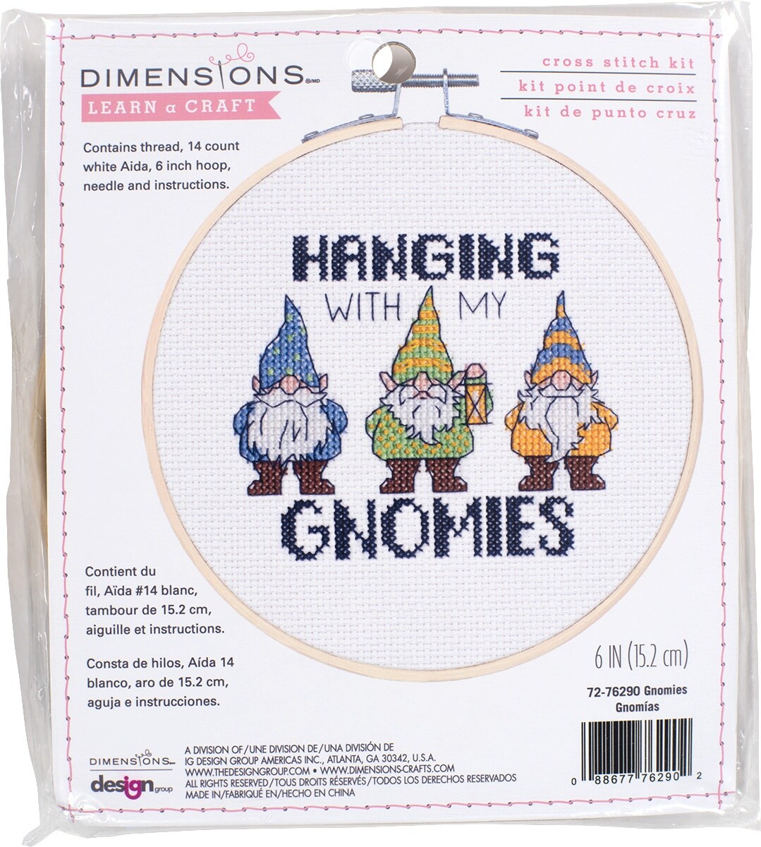 Dimensions Counted Cross Stitch Kit – „Farm Fresh“, 14 Count, Rund, Für Einsteiger
