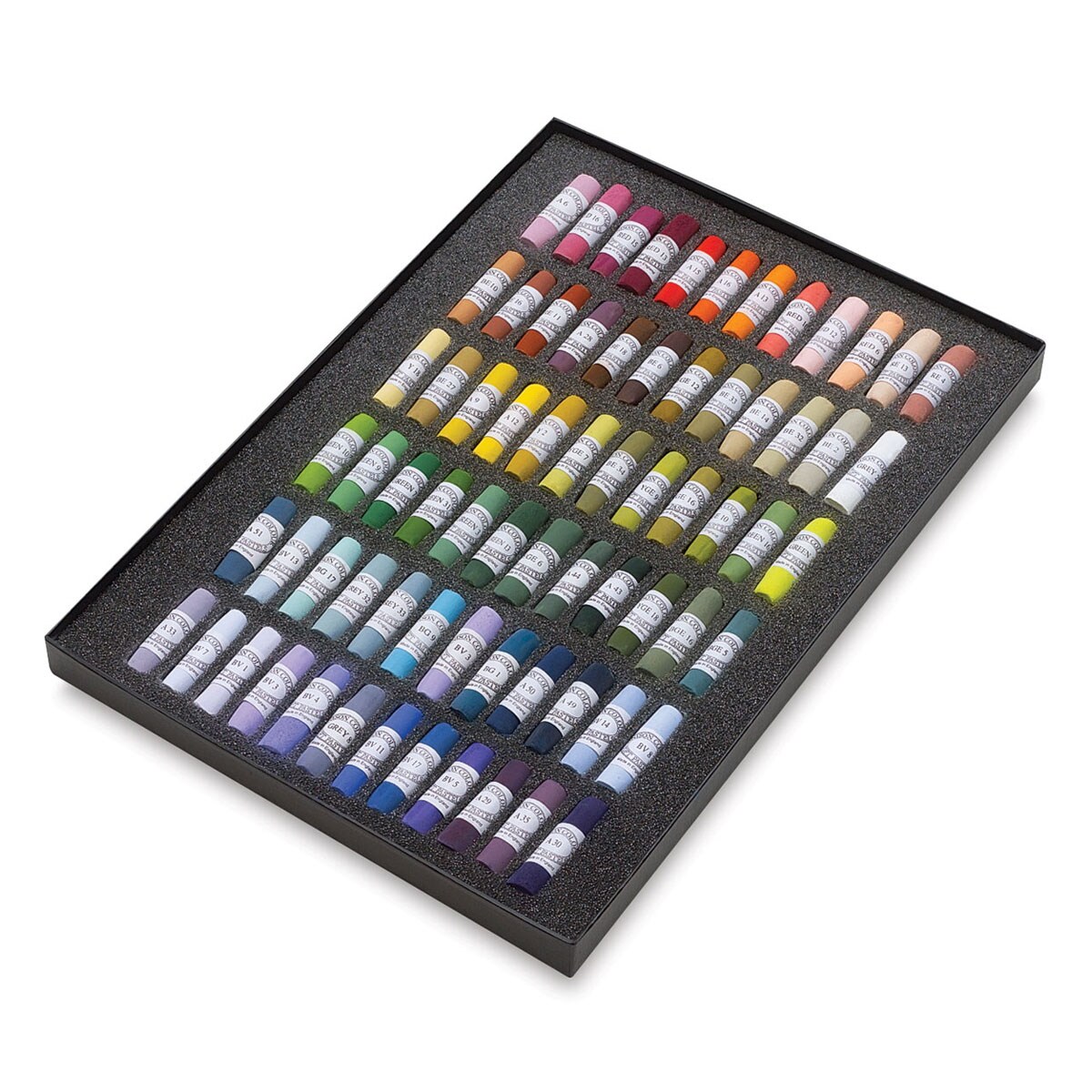Unison Handmade Pastel Set - Landscape Colors, Set of 72, Full Stick