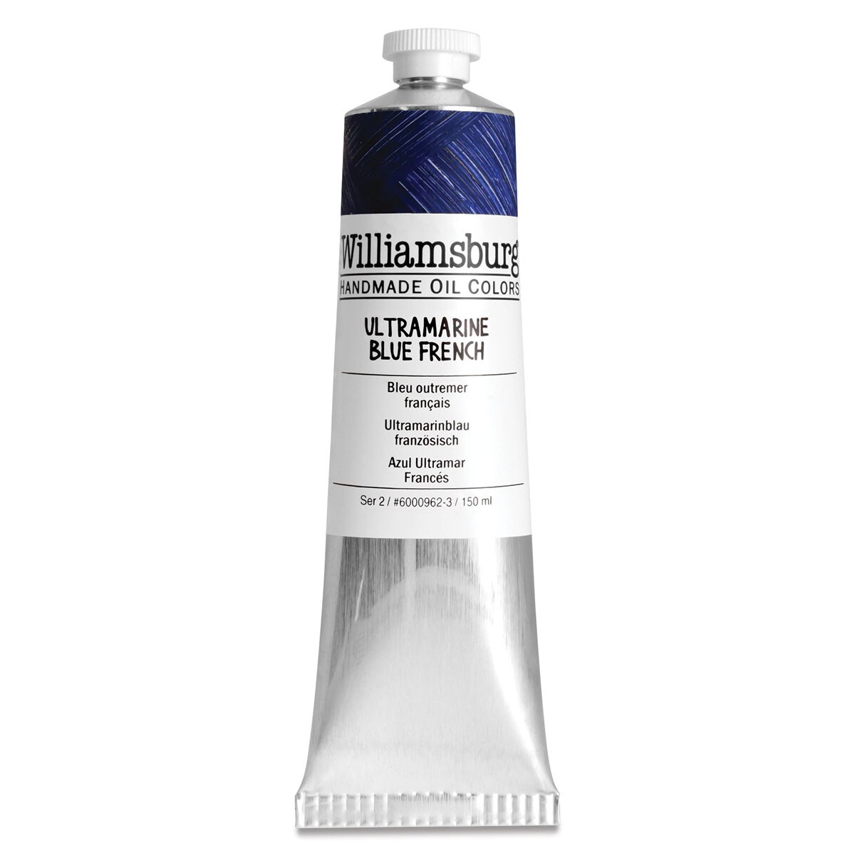 Williamsburg Handmade Oil Paints - Ultramarine Blue French, 150 ml tube