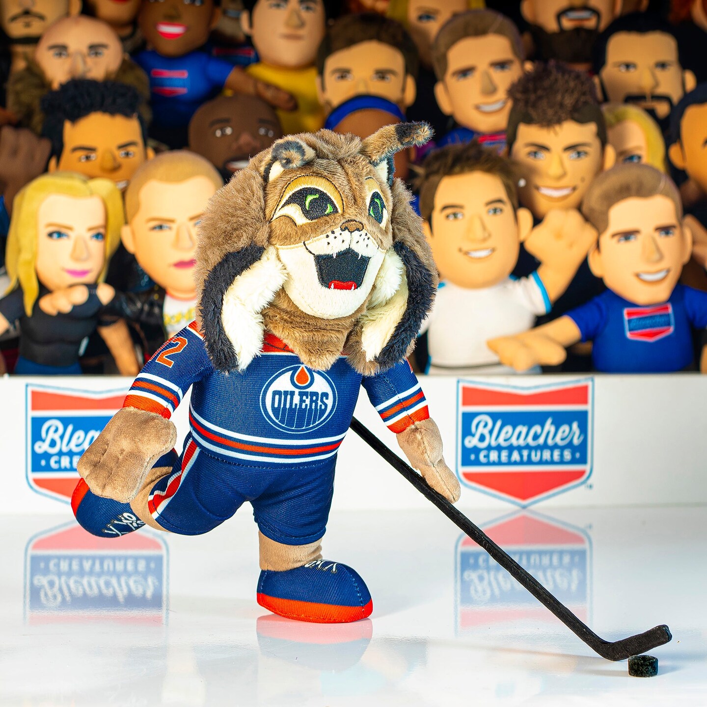 Bleacher Creatures Edmonton Oilers Hunter 10&#x22; Mascot Plush Figure