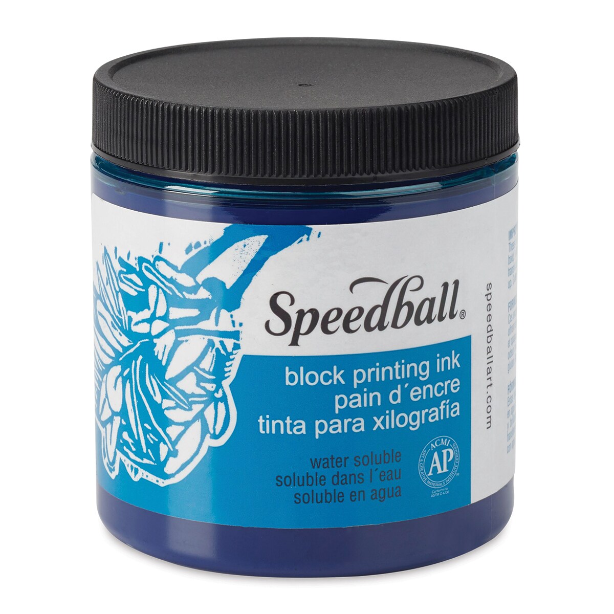 Speedball WaterSoluble Block Printing Ink Process Cyan, 8 oz Michaels