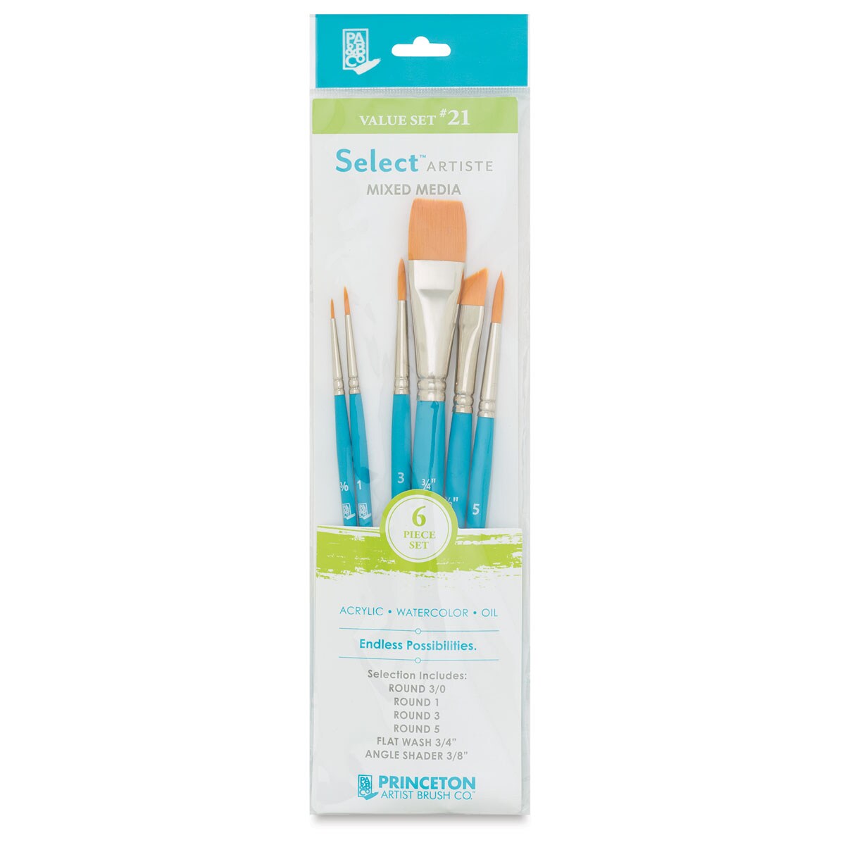 Princeton Select Artiste 3 Piece Value Brush Set 3