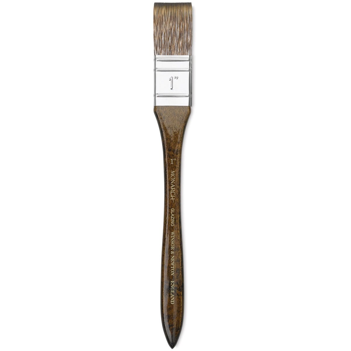 Winsor & Newton Monarch Mongoose Brush - Glazing, Short Handle, 1"