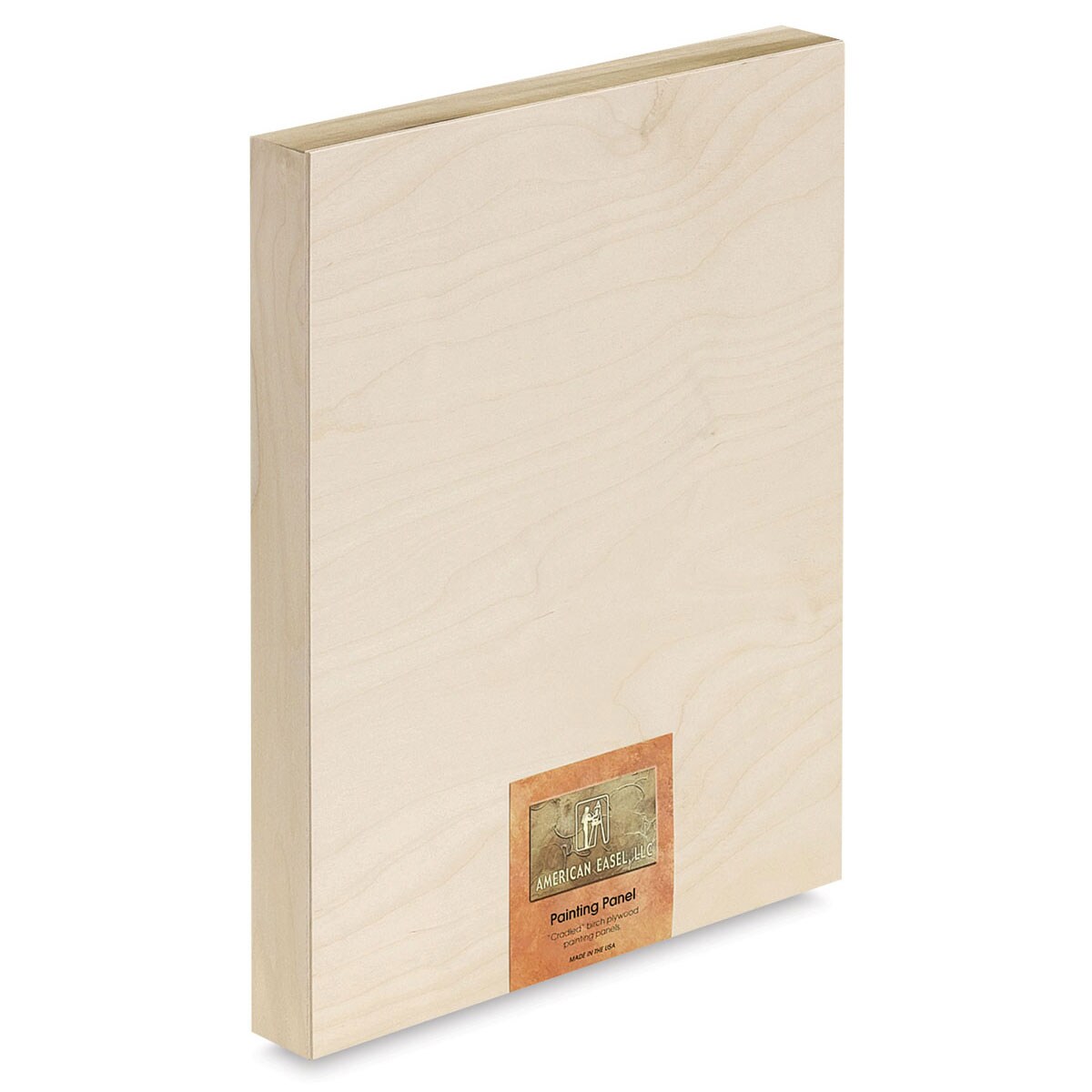 American Easel Wood Painting Panel - 12" x 16" x 1-5/8", Deep Panel