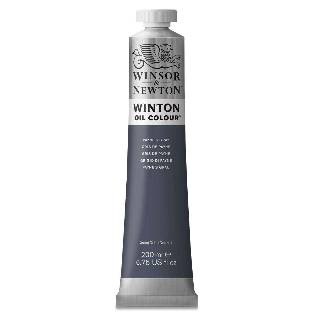 Winsor &#x26; Newton Winton Oil Color - Payne&#x27;s Gray, 200 ml tube