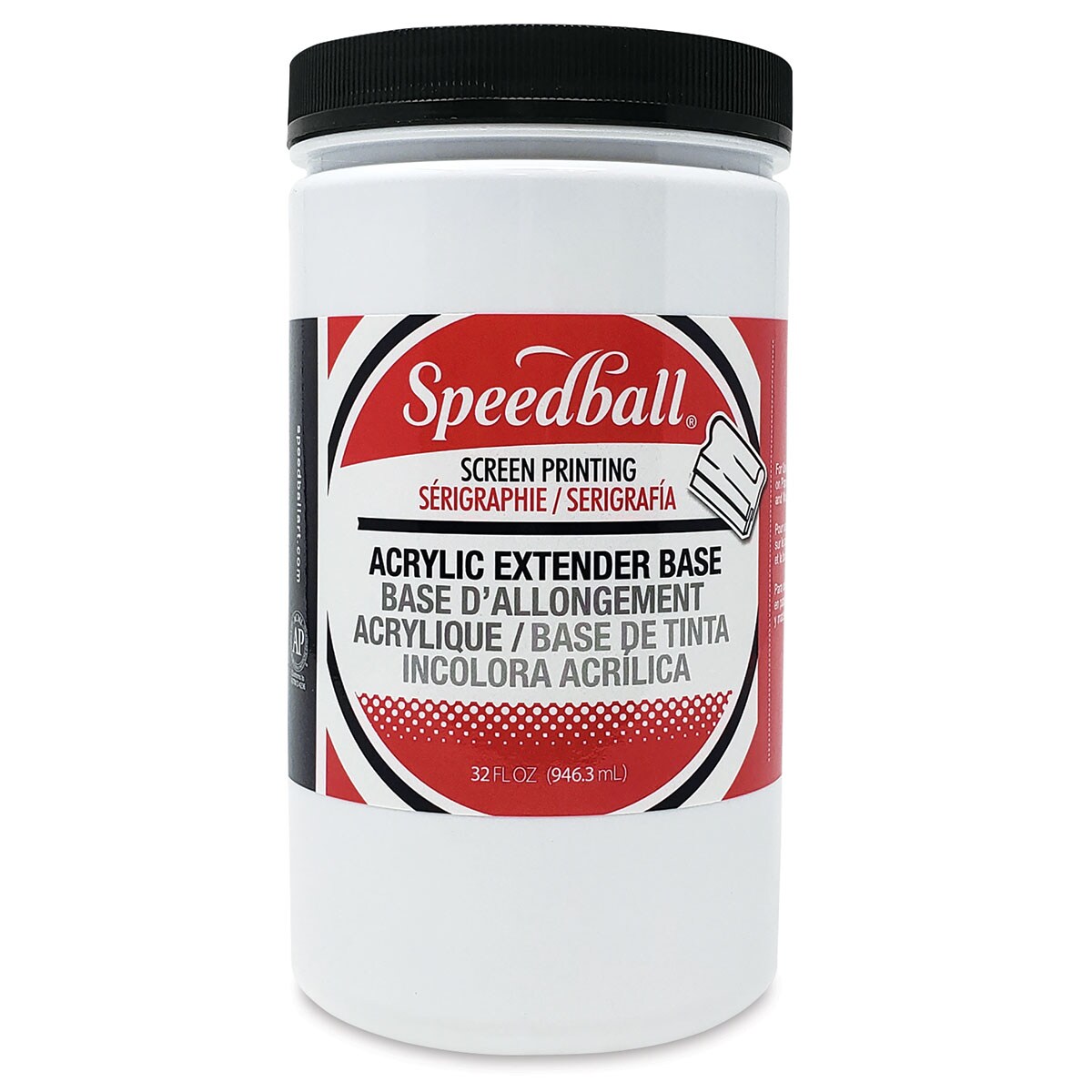 Speedball Screen Printing Acrylic Extender Base - Quart, Jar