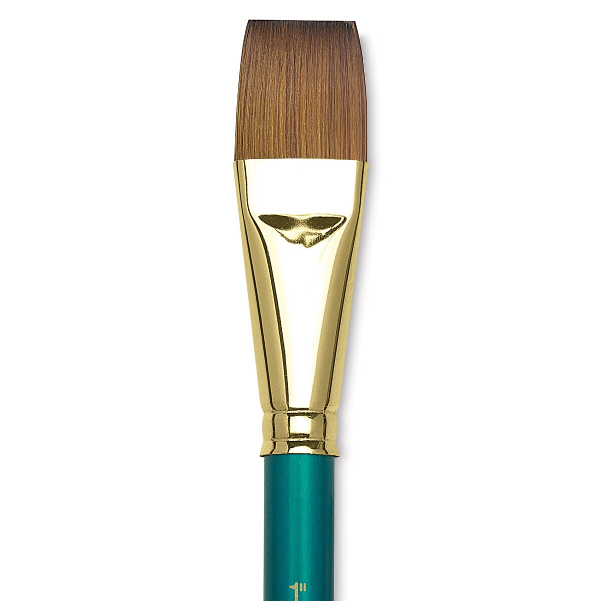 Robert Simmons Expression Brush - Flat Wash Glaze, Extra Short Handle, 1&#x22;