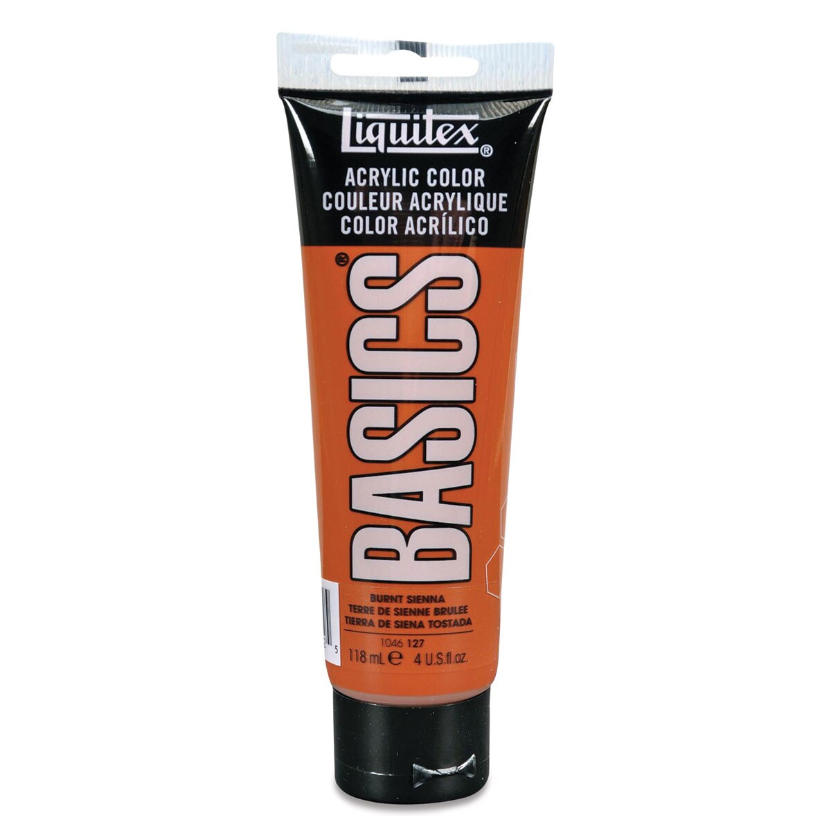 Liquitex Basics - Burnt Sienna, 4 oz tube