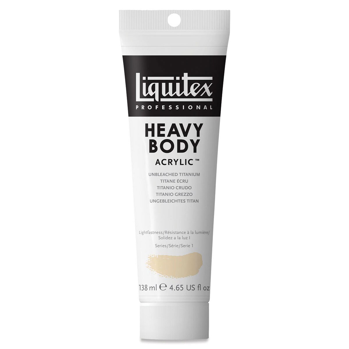 Liquitex Heavy Body Artist Acrylics - Unbleached Titanium, 4.65 oz Tube