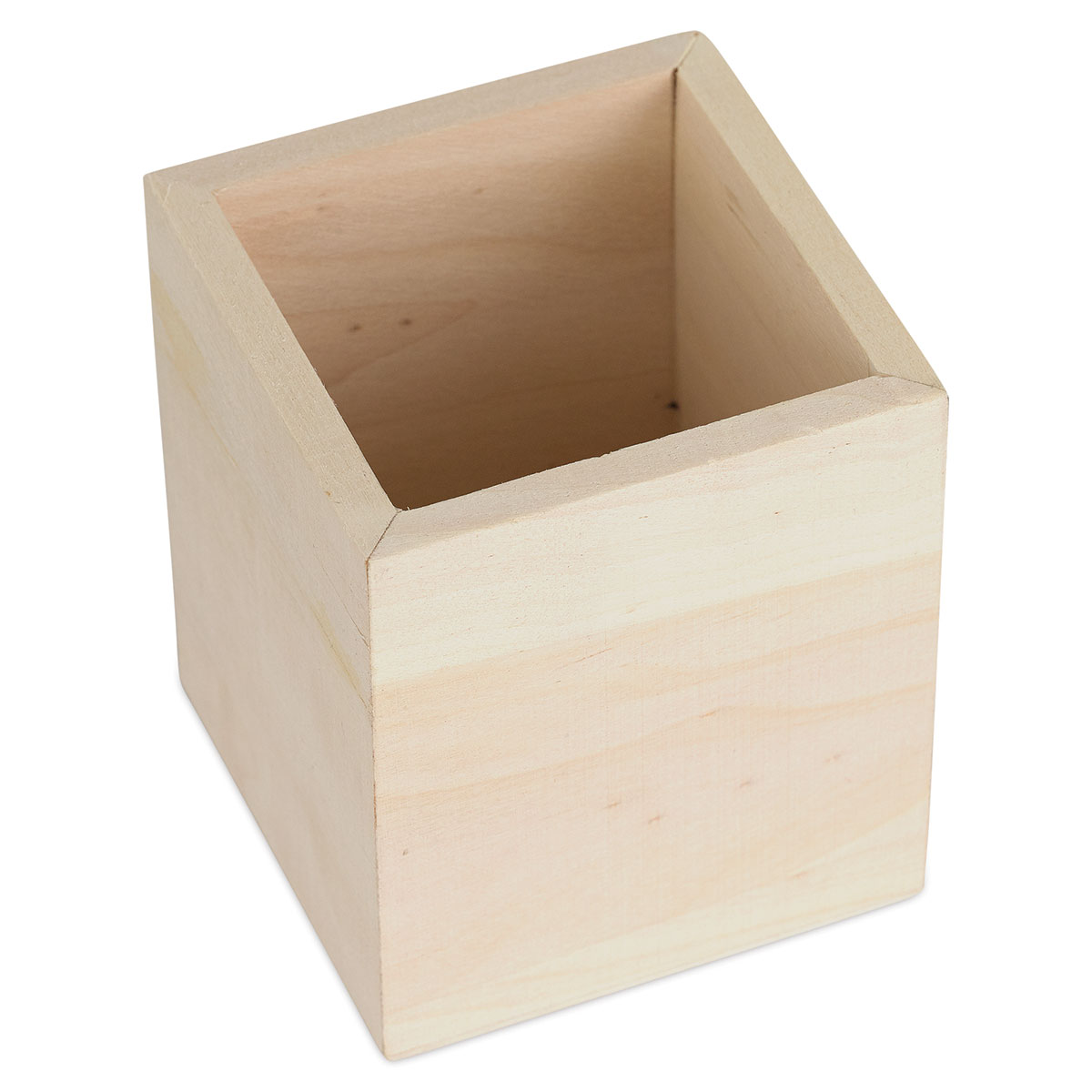 MultiCraft Wood Desk Organizer - Square